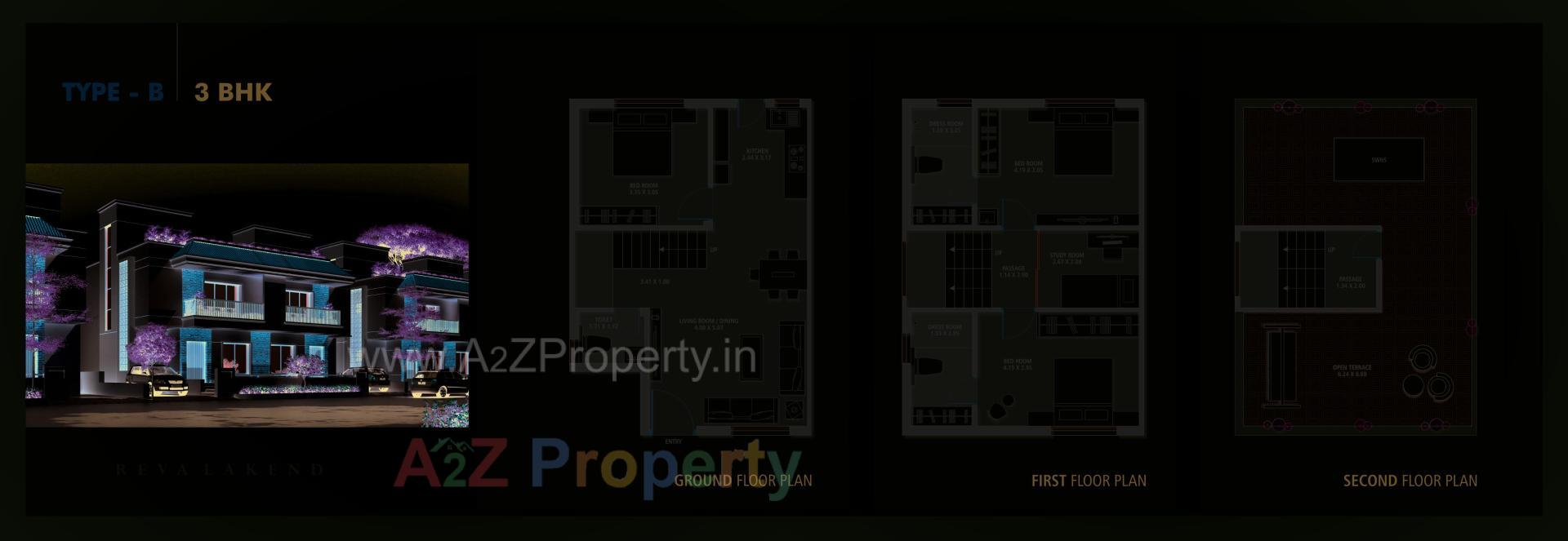  of real estate project Reva Lakend located at Sayajipura, Vadodara, Gujarat