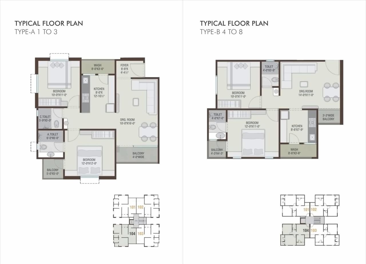 Layout of real estate project Revanta Centrum located at Makarpura, Vadodara, Gujarat