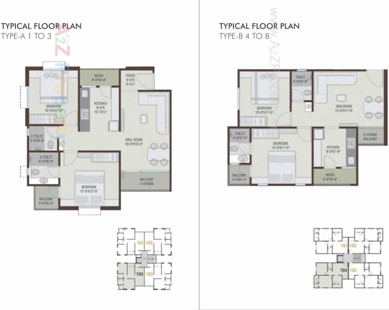 Layout of real estate project Revanta Centrum located at Makarpura, Vadodara, Gujarat