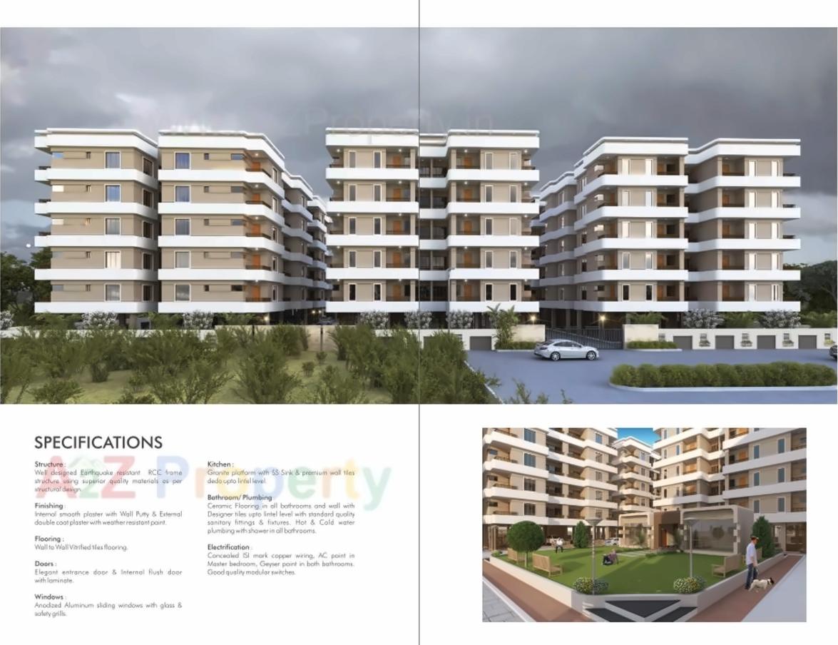 3D Elevation of real estate project Revanta Centrum located at Makarpura, Vadodara, Gujarat