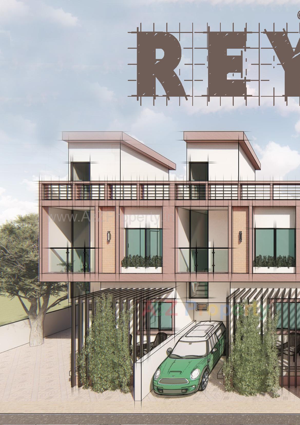 3D Elevation of real estate project Reyon Duplex located at Vadodara, Vadodara, Gujarat