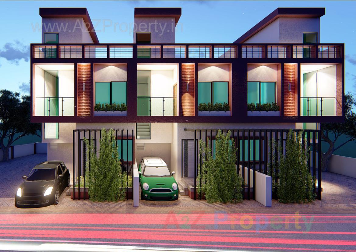 3D Elevation of real estate project Reyon Duplex located at Vadodara, Vadodara, Gujarat