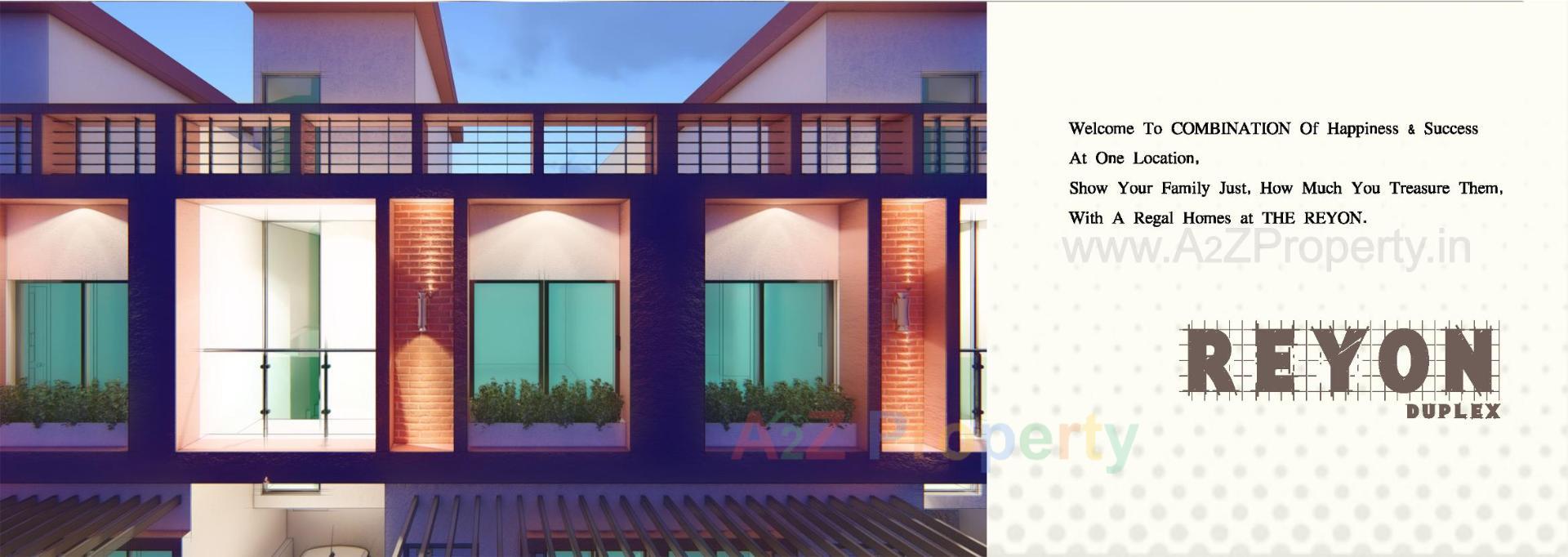 3D Elevation of real estate project Reyon Duplex located at Vadodara, Vadodara, Gujarat