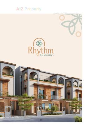 Elevation of real estate project Rhythm Bunglows located at Tarsali, Vadodara, Gujarat