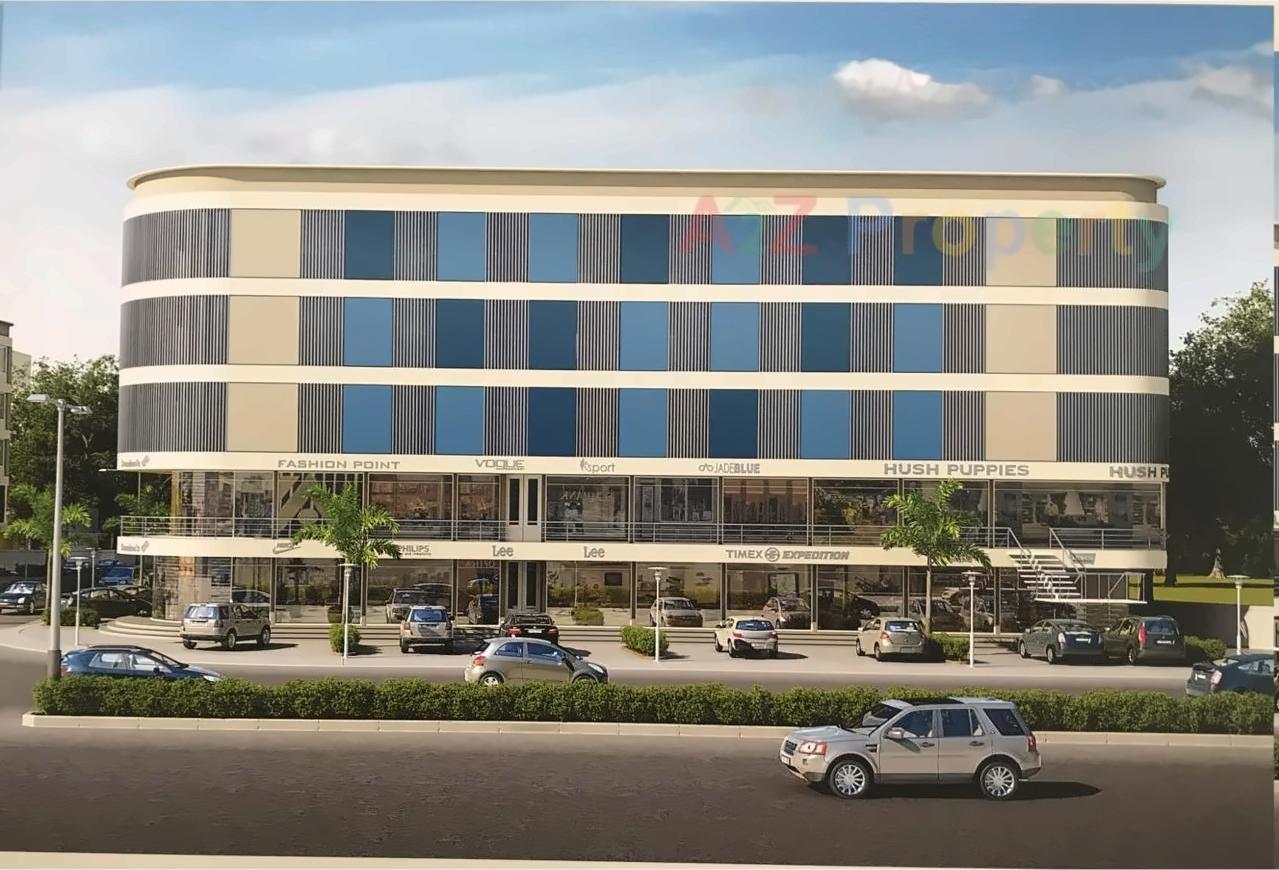 3D Elevation of real estate project Ria Home Town located at Tarsali, Vadodara, Gujarat