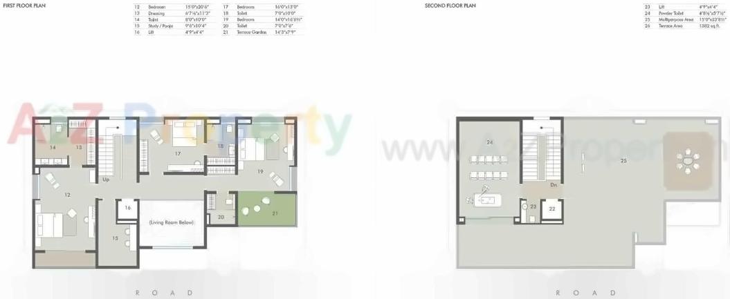 Layout of real estate project Riverway County located at Sevasi, Vadodara, Gujarat