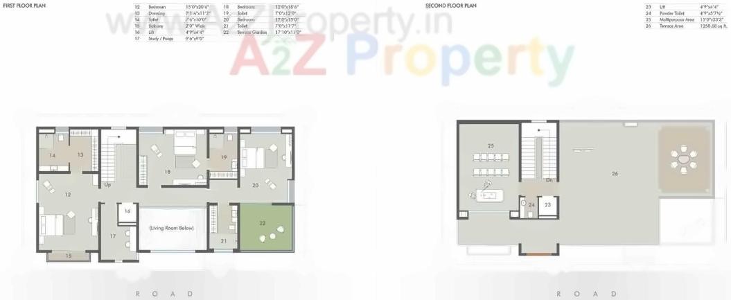 Layout of real estate project Riverway County located at Sevasi, Vadodara, Gujarat