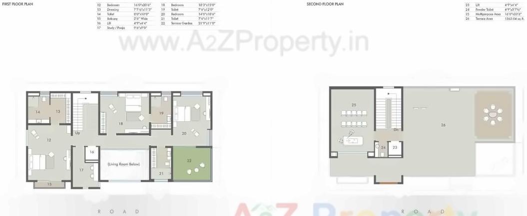 Layout of real estate project Riverway County located at Sevasi, Vadodara, Gujarat