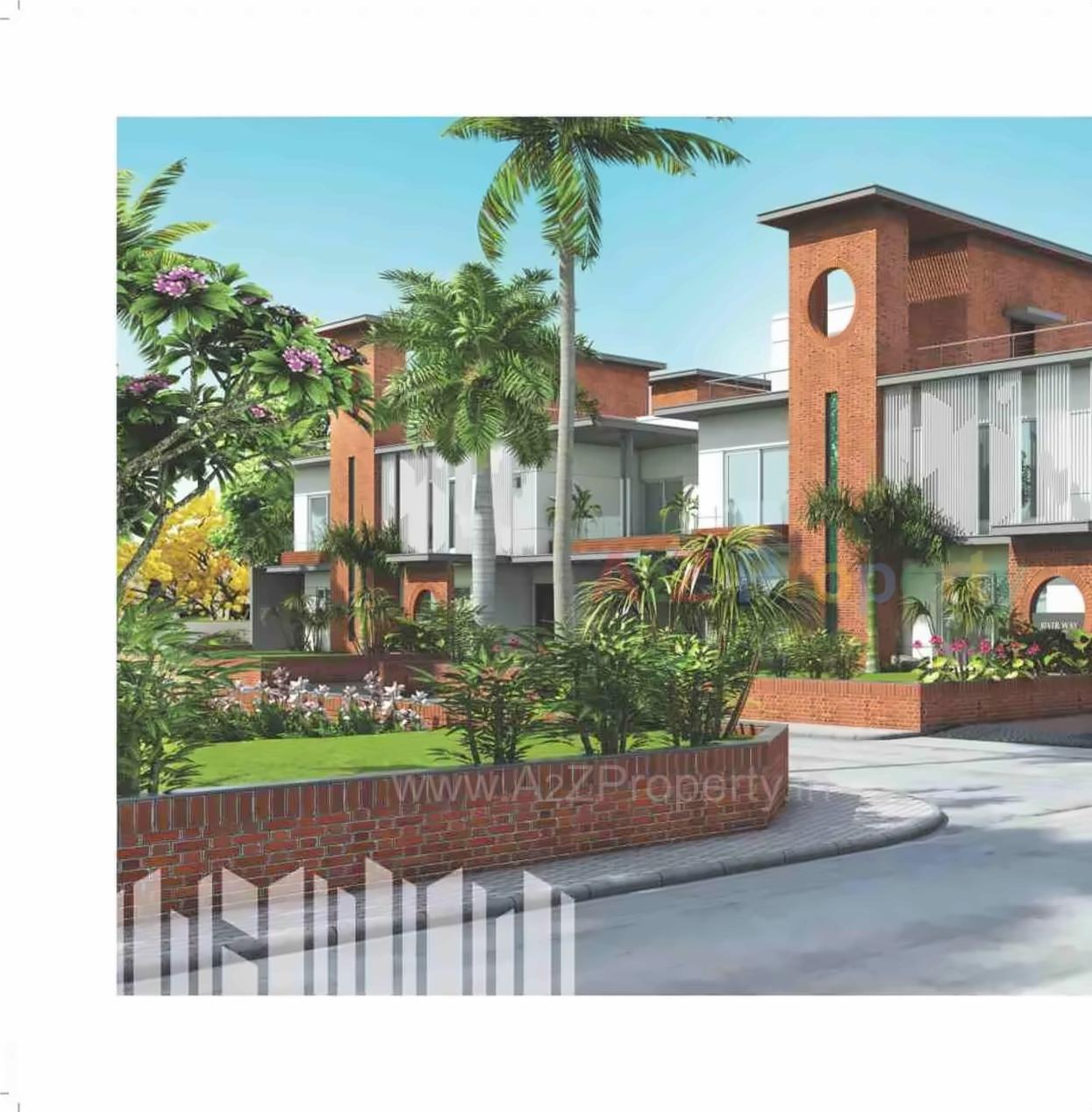 3D Elevation of real estate project Riverway County located at Sevasi, Vadodara, Gujarat