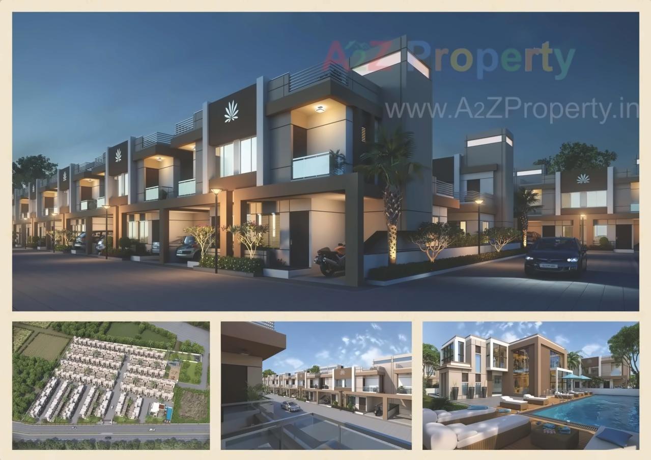3D Elevation of real estate project Rosedale County located at Dhanyavi, Vadodara, Gujarat
