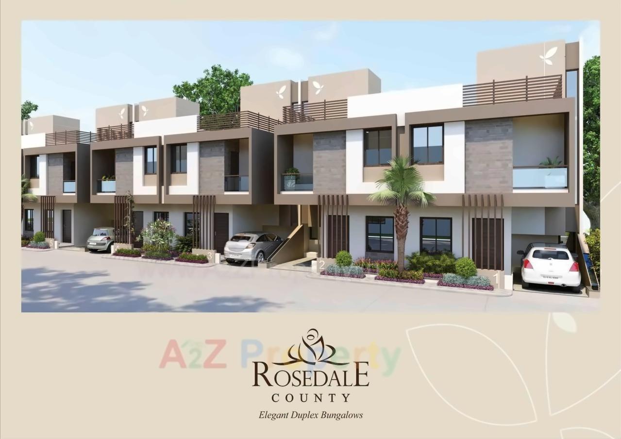 3D Elevation of real estate project Rosedale County located at Dhanyavi, Vadodara, Gujarat