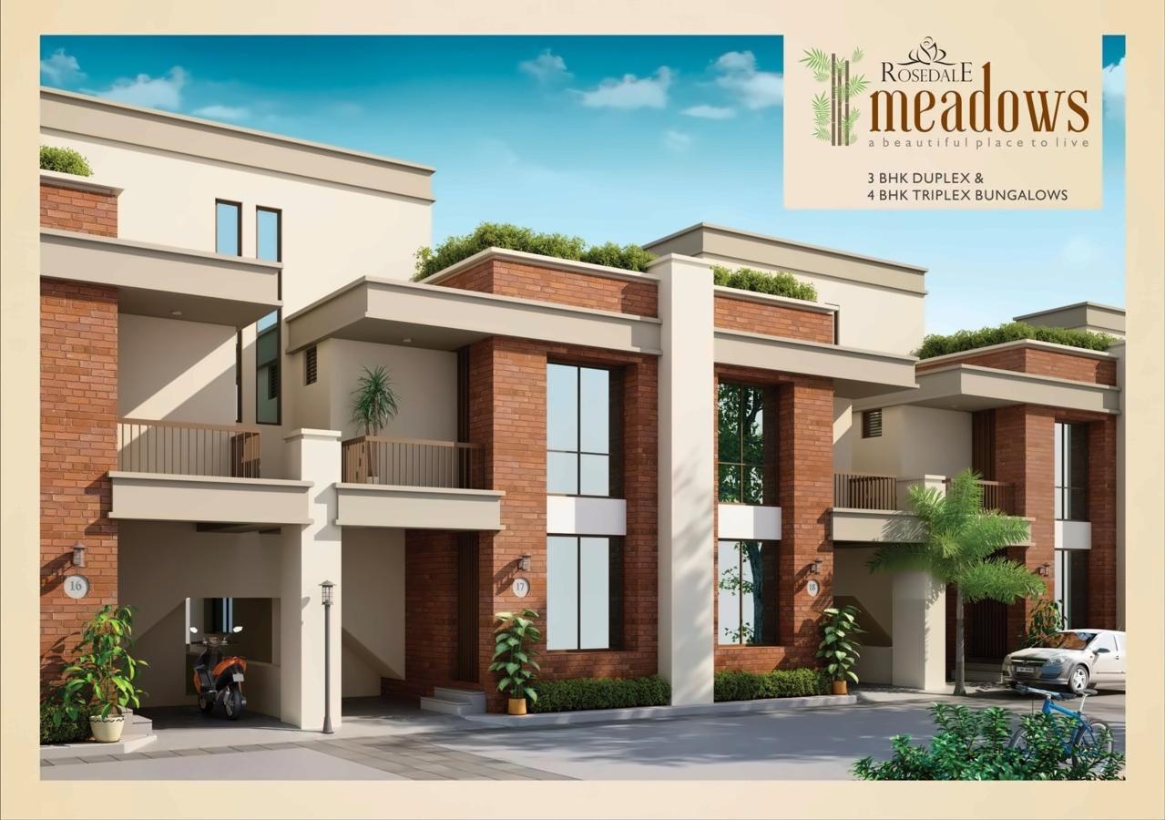 3D Elevation of real estate project Rosedale Meadows located at Sevasi, Vadodara, Gujarat