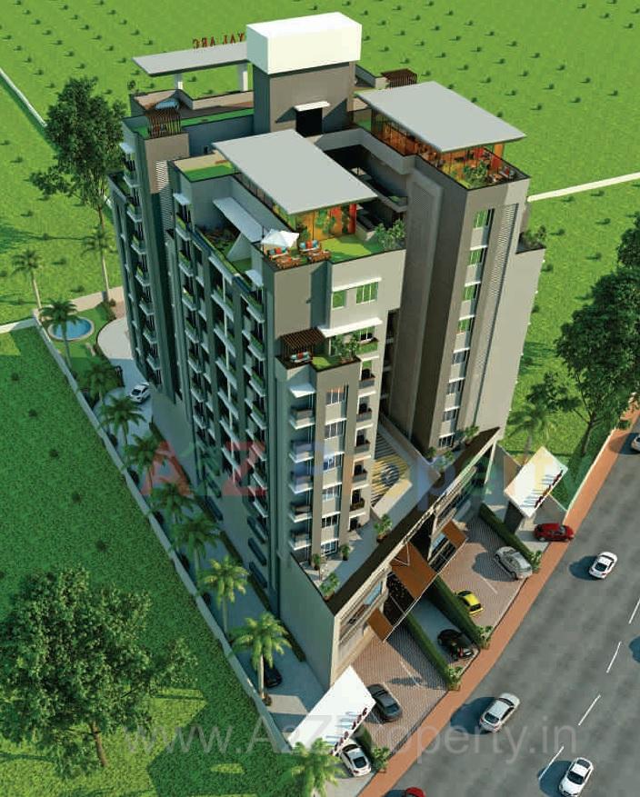 3D Elevation of real estate project Royal Arc located at Kasba, Vadodara, Gujarat