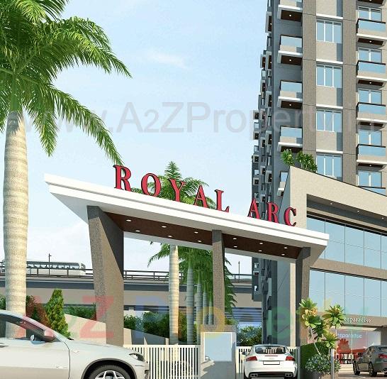 3D Elevation of real estate project Royal Arc located at Kasba, Vadodara, Gujarat
