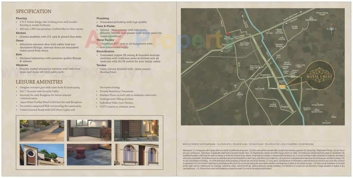  of real estate project Royal Crest located at Bill, Vadodara, Gujarat