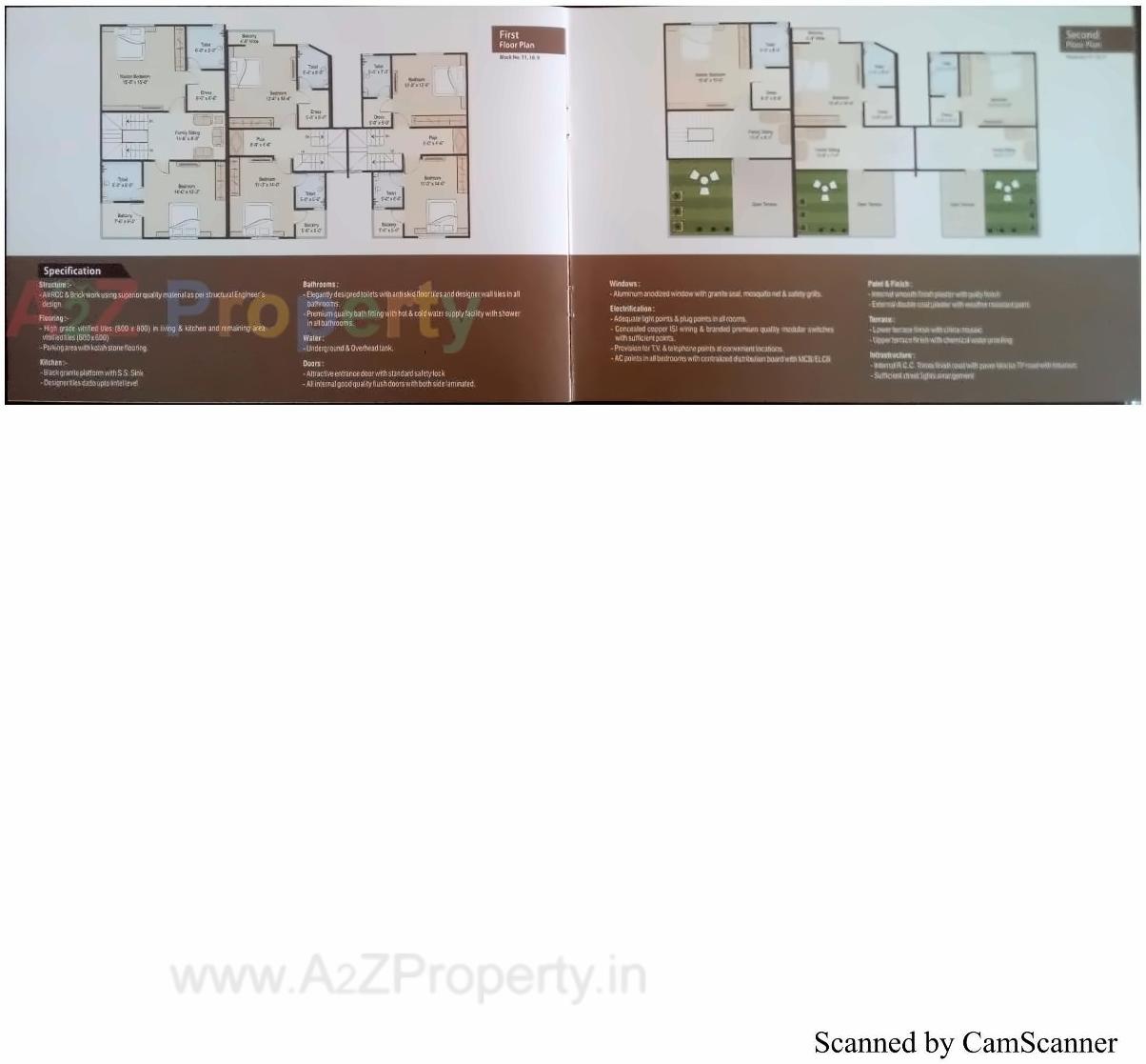 Layout of real estate project Royal Haritage located at Vasna, Vadodara, Gujarat