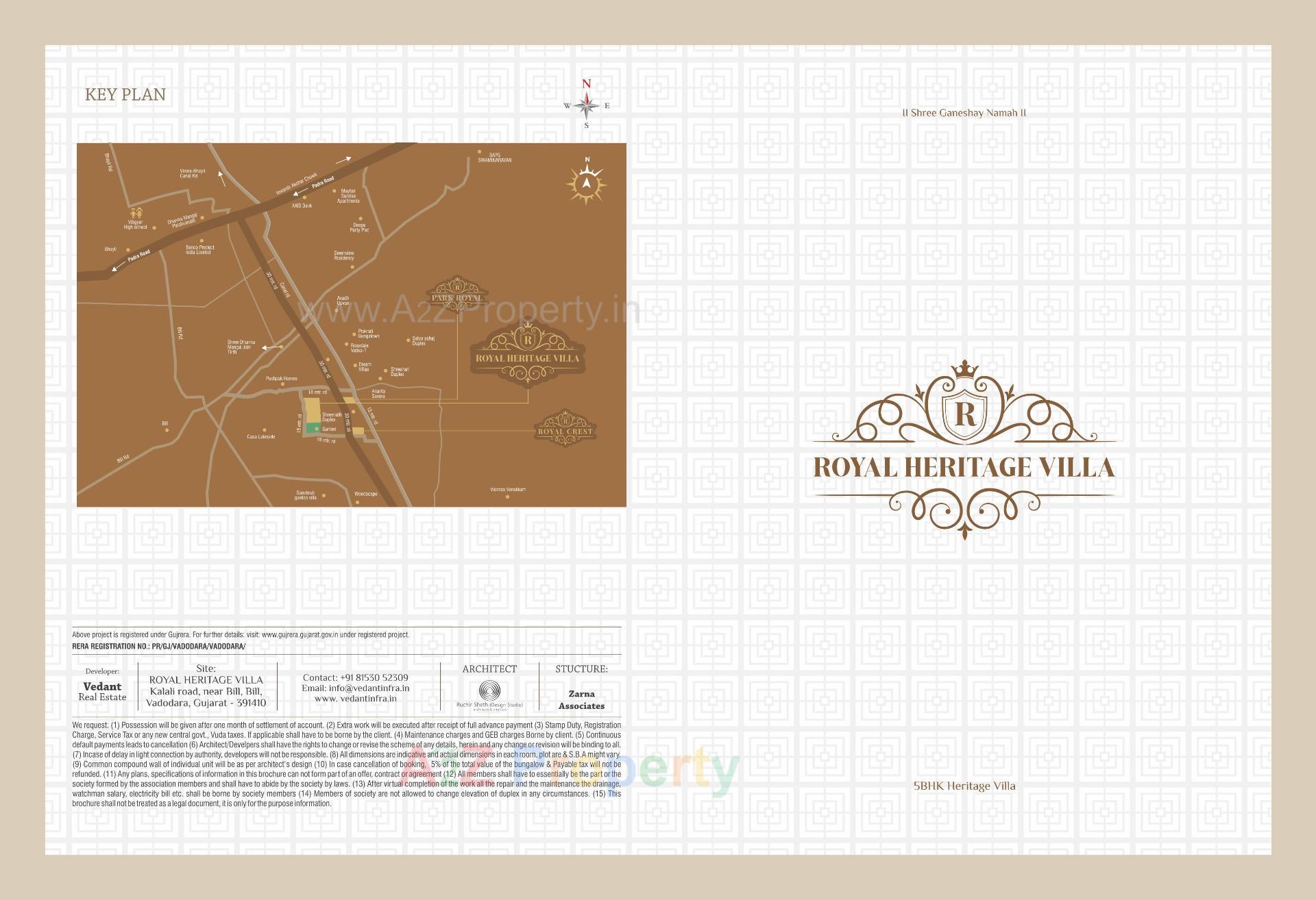  of real estate project Royal Heritage Villa located at Bil, Vadodara, Gujarat