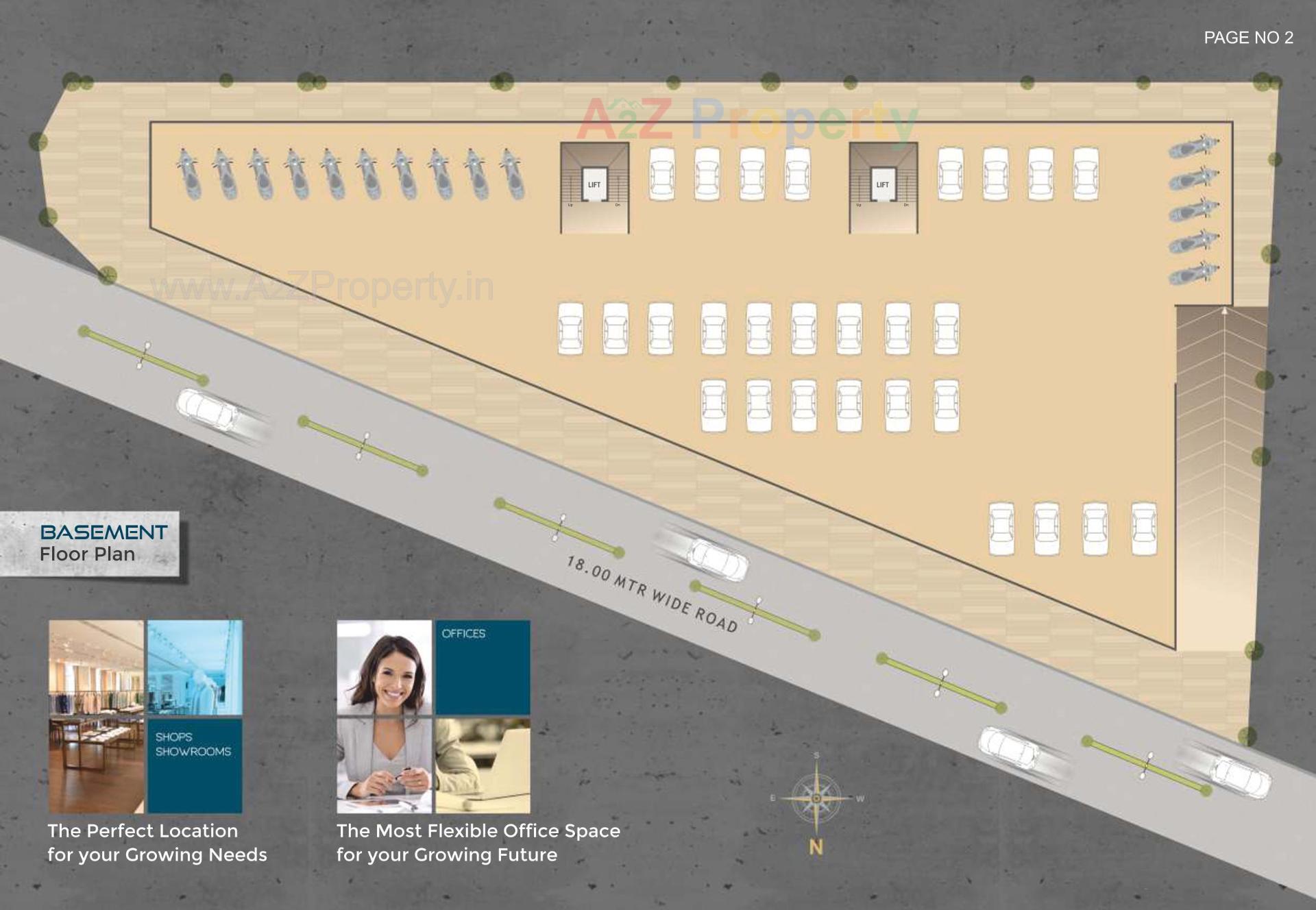 Layout of real estate project Royal Icon located at Karjan, Vadodara, Gujarat