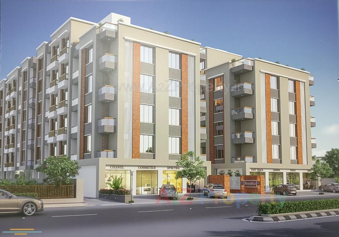 3D Elevation of real estate project Royalisa located at Harni, Vadodara, Gujarat