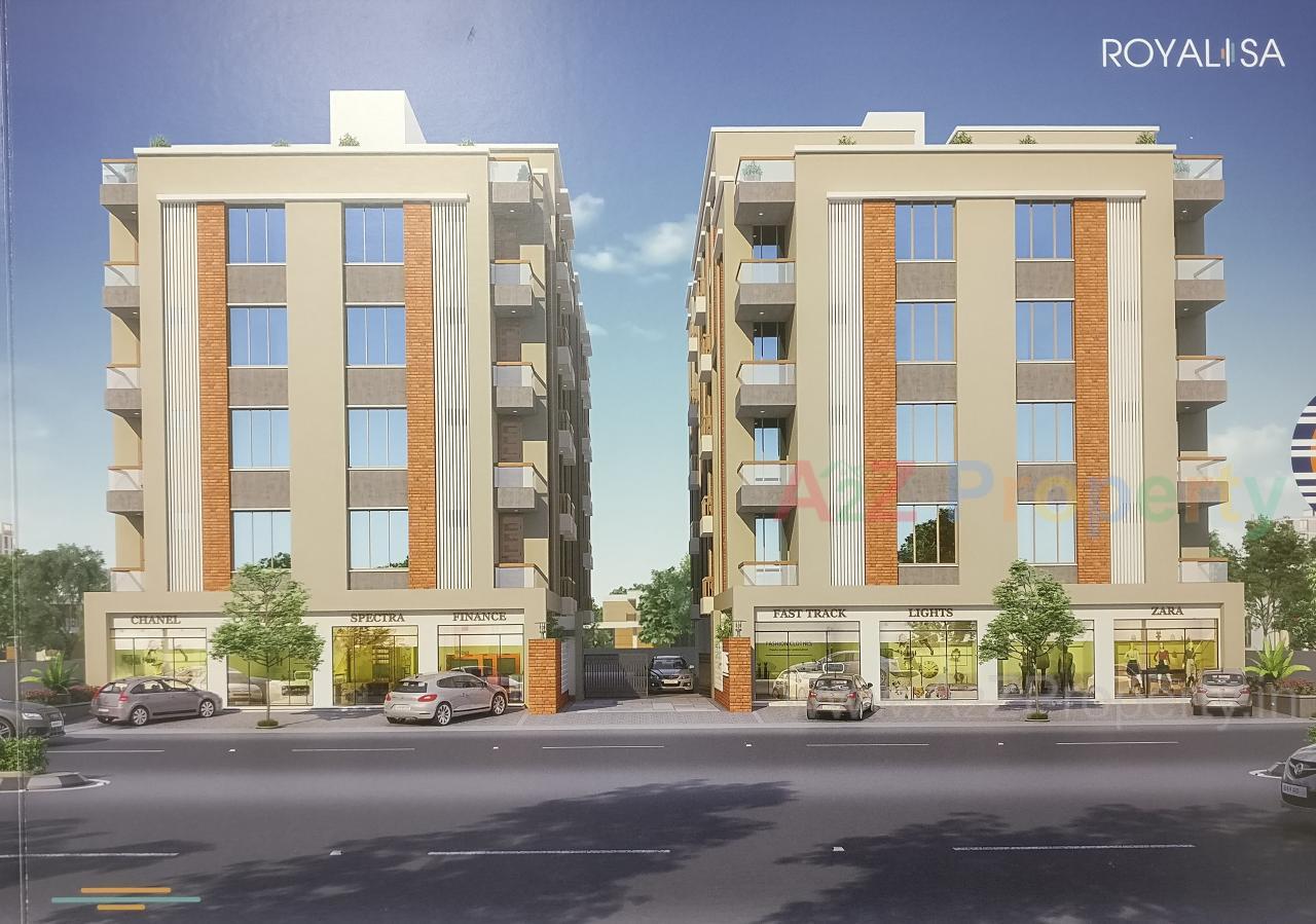 3D Elevation of real estate project Royalisa located at Harni, Vadodara, Gujarat