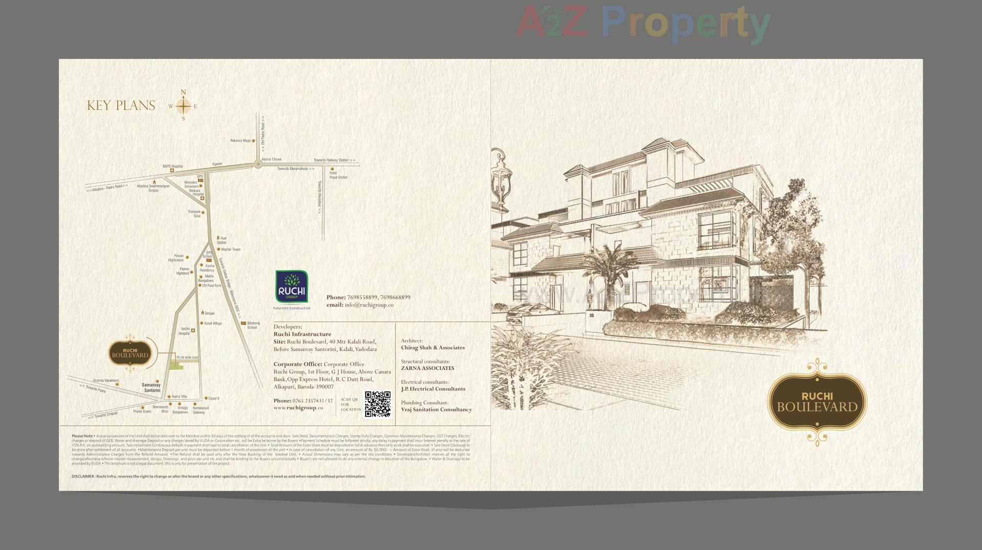  of real estate project Ruchi Boulevard located at Kalali, Vadodara, Gujarat