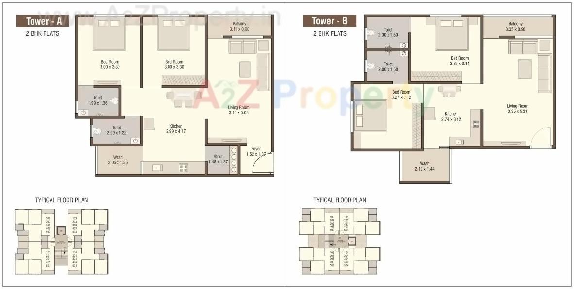 Layout of real estate project Rudraksh Elegance located at Bapod, Vadodara, Gujarat