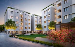 Elevation of real estate project Rudraksh Heaven located at Chhani, Vadodara, Gujarat