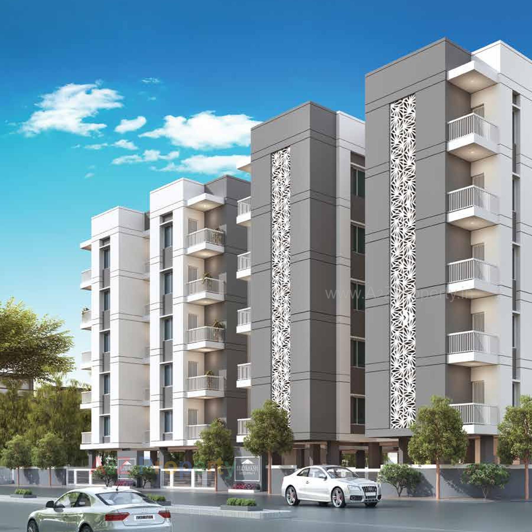 3D Elevation of real estate project Rudraksh Heritage located at Chani, Vadodara, Gujarat
