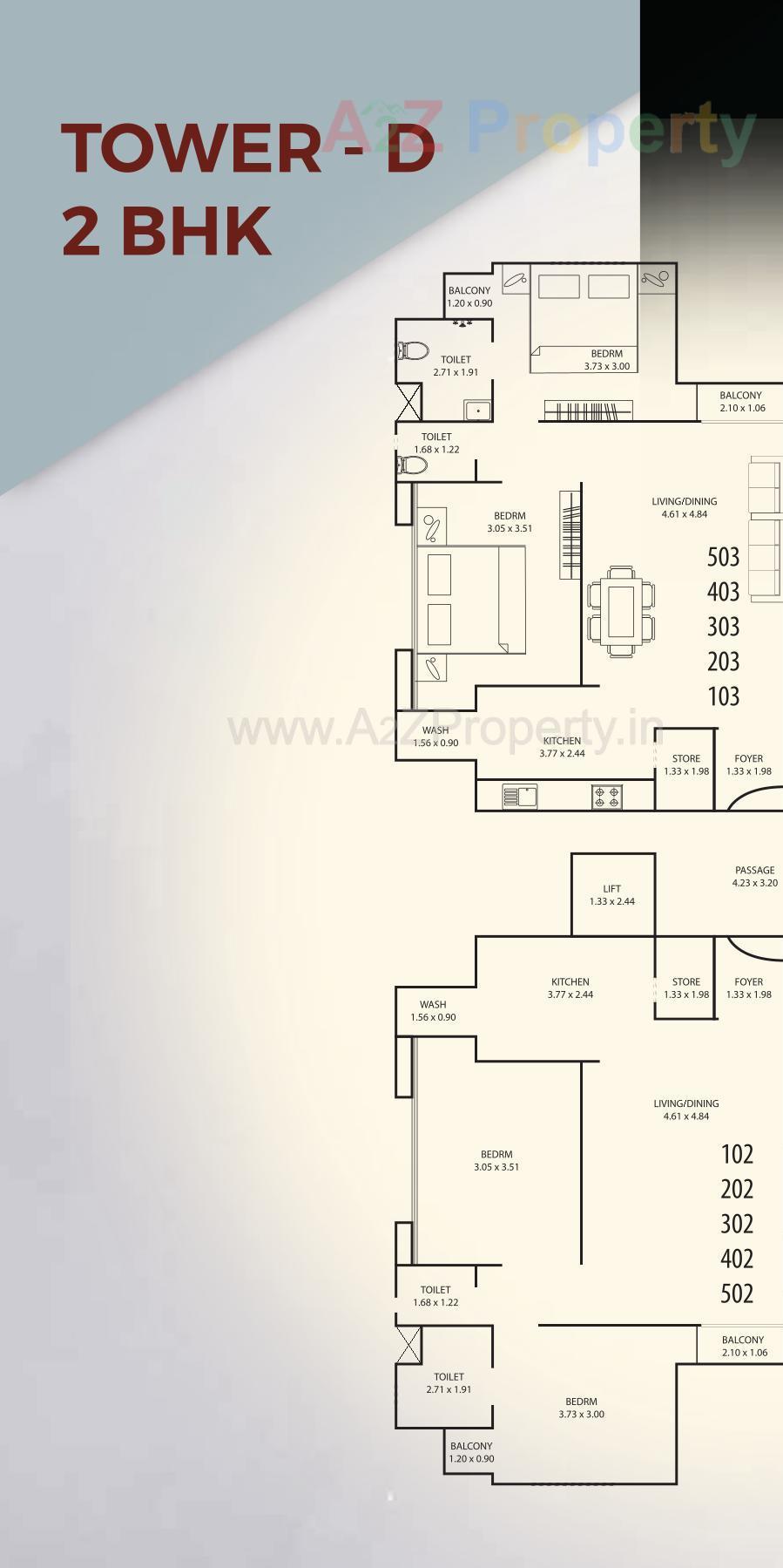 Layout of real estate project Rudraksh Heritage located at Chani, Vadodara, Gujarat