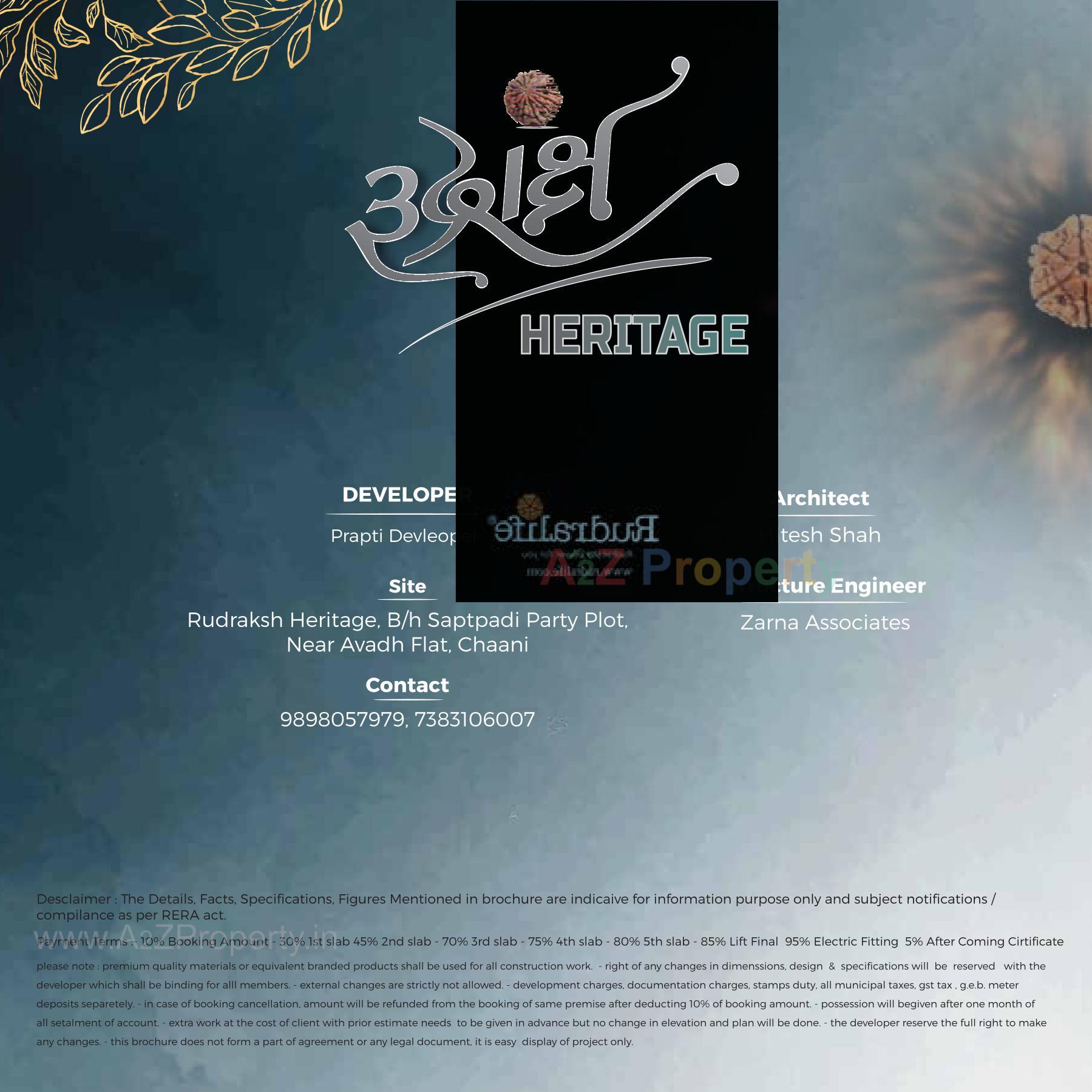  of real estate project Rudraksh Heritage located at Chani, Vadodara, Gujarat