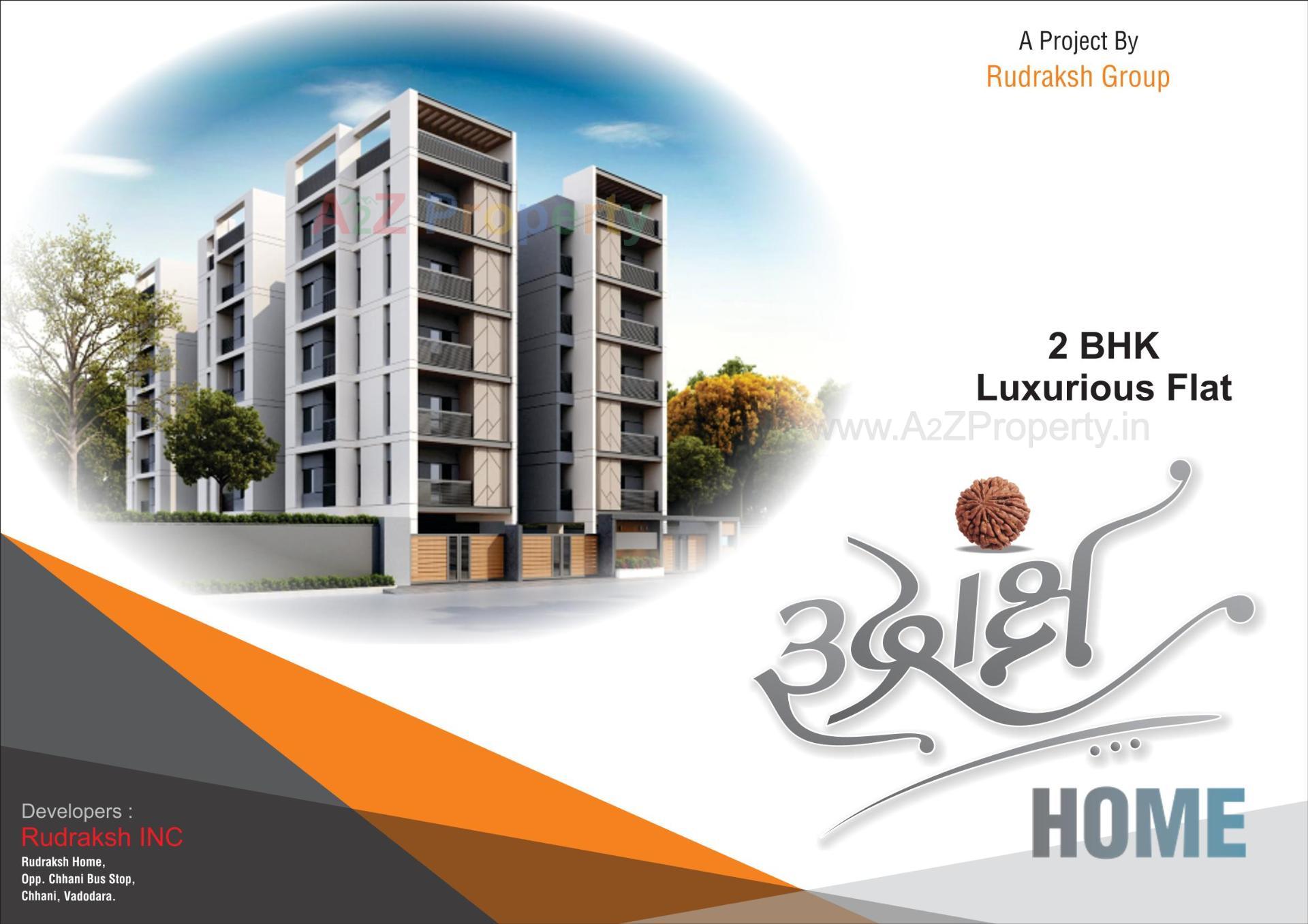 3D Elevation of real estate project Rudraksh Home located at Chhani, Vadodara, Gujarat