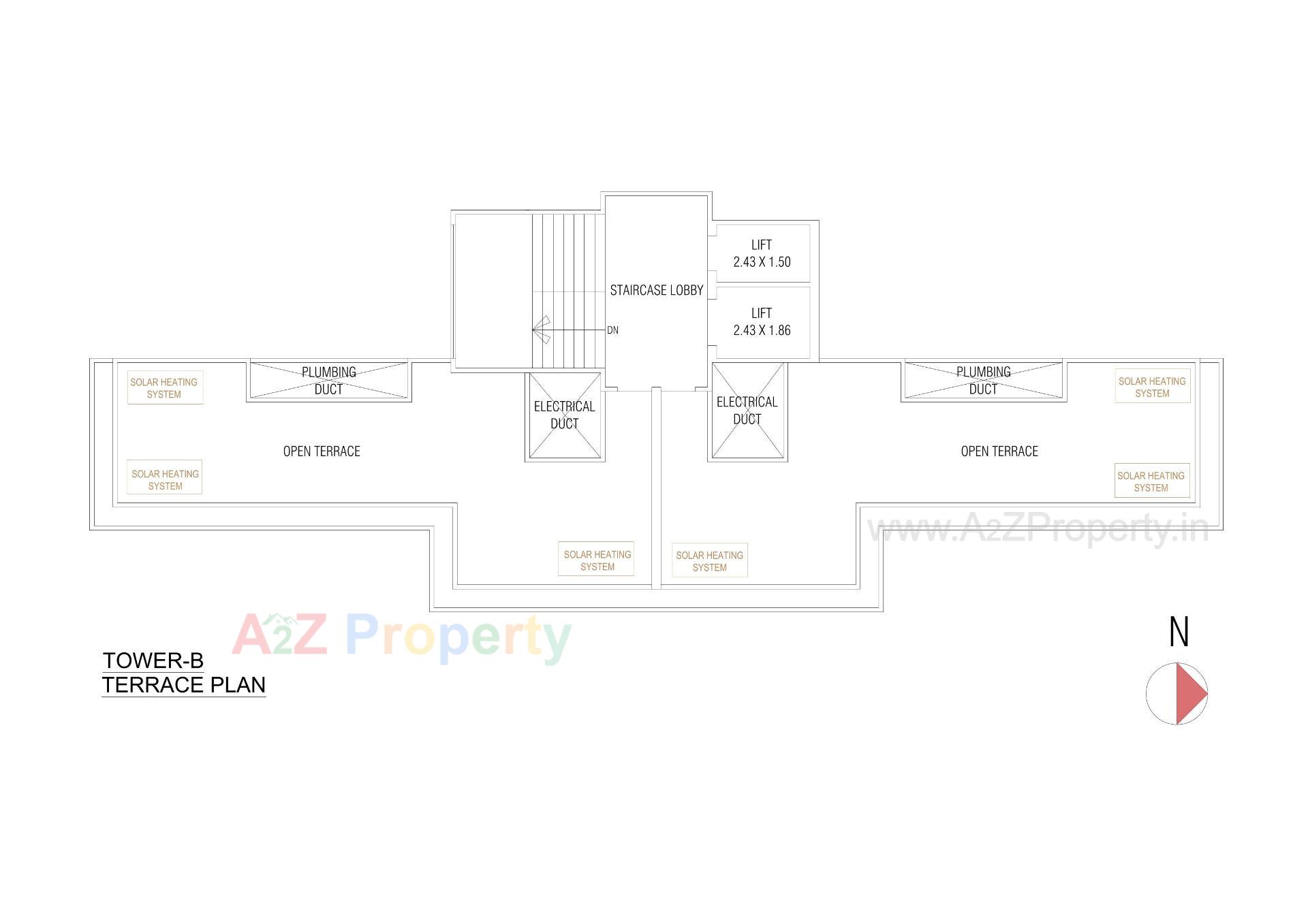Layout of real estate project Rudraksh Nex located at Harni, Vadodara, Gujarat