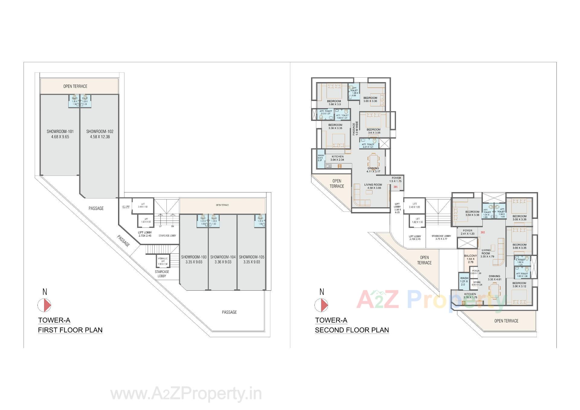 Layout of real estate project Rudraksh Nex located at Harni, Vadodara, Gujarat
