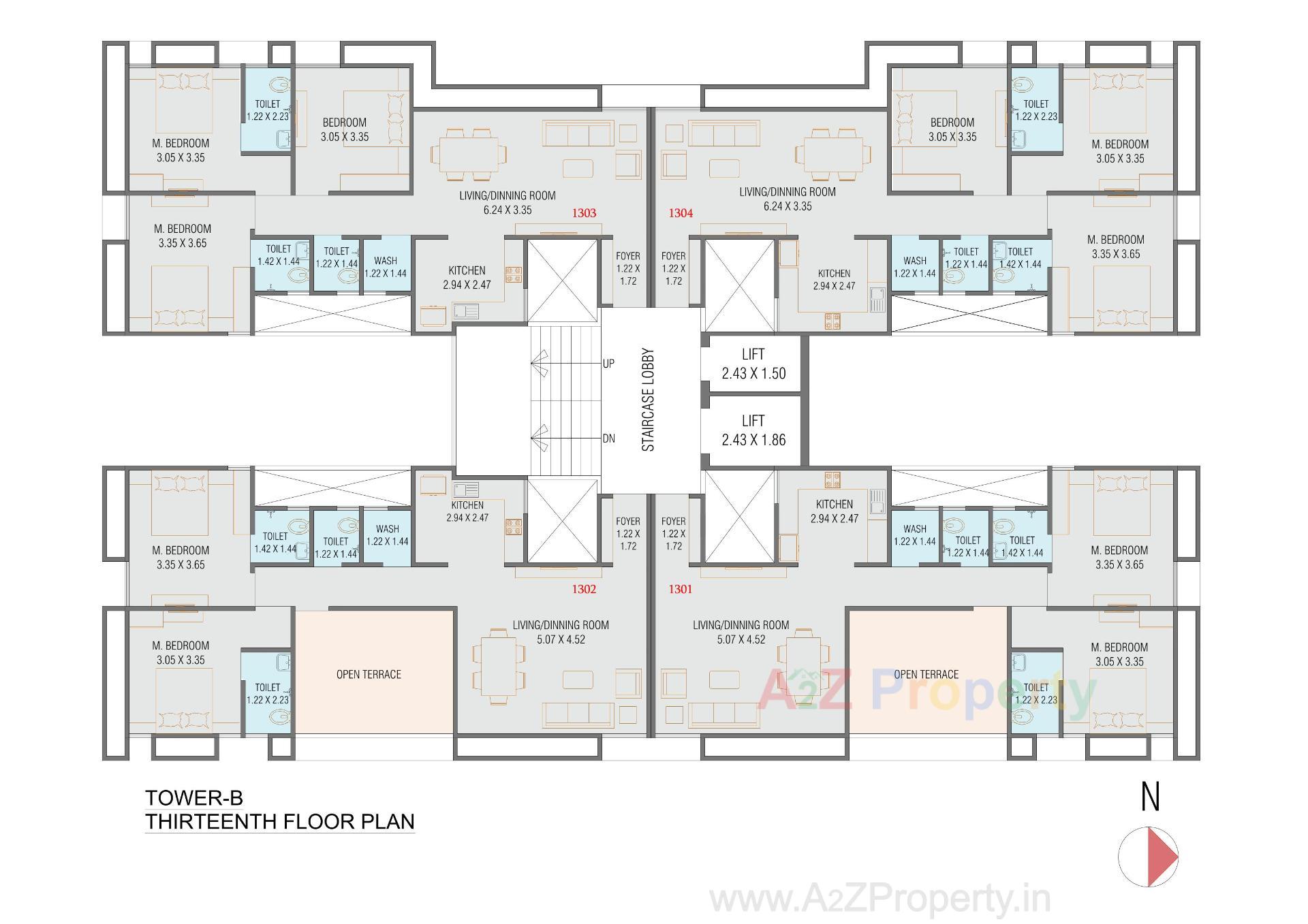 Layout of real estate project Rudraksh Nex located at Harni, Vadodara, Gujarat