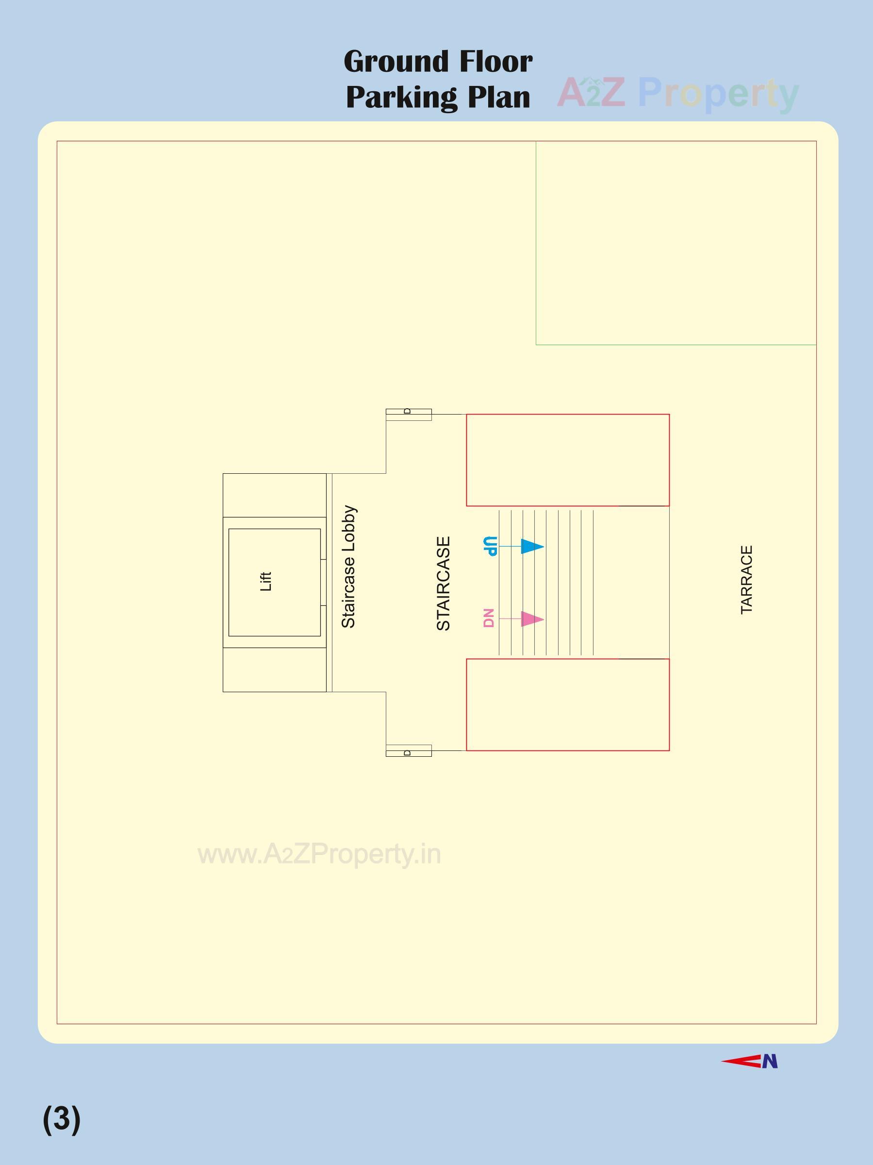 Layout of real estate project Rudraksh Residency located at Kasba, Vadodara, Gujarat