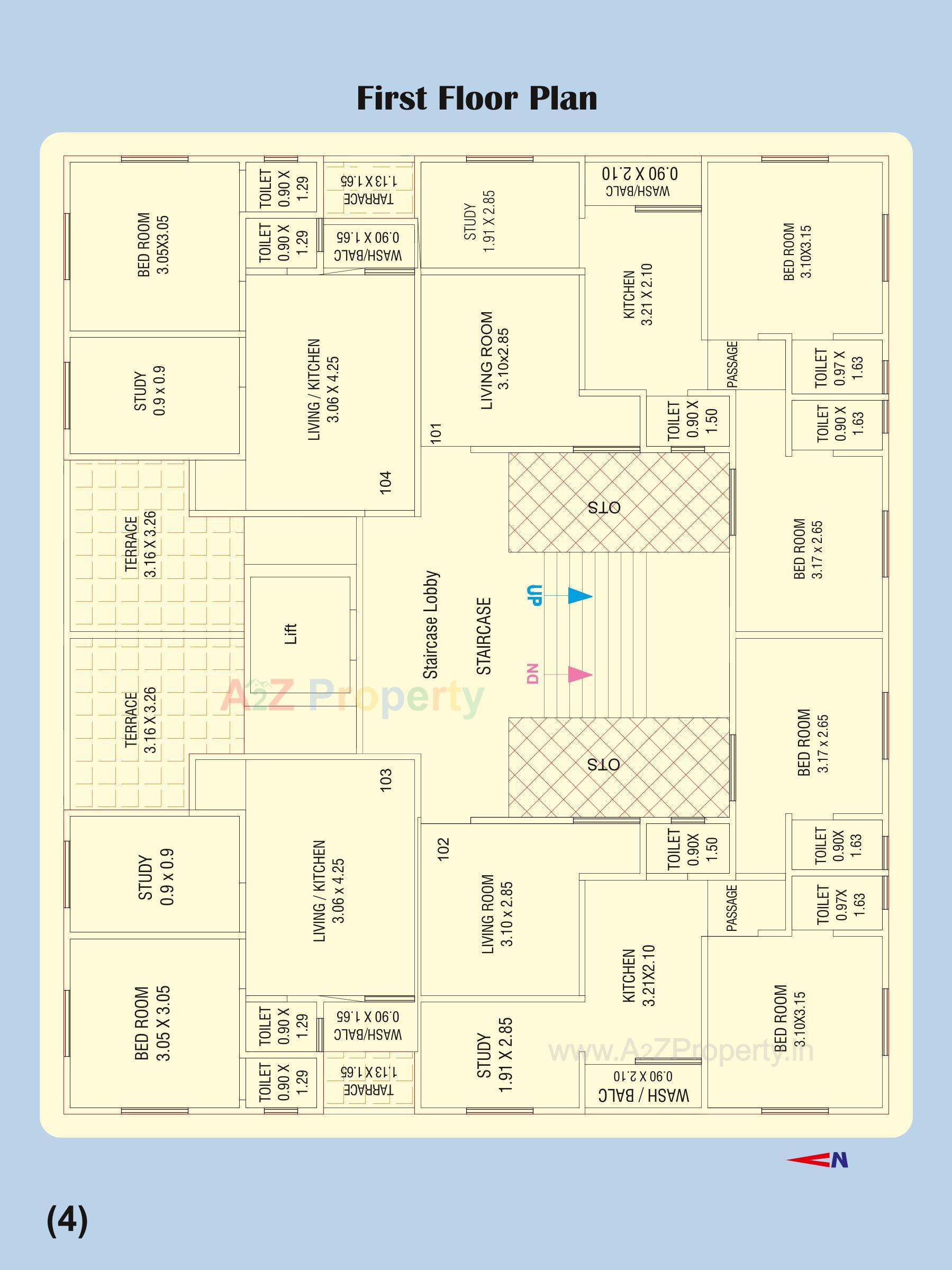 Layout of real estate project Rudraksh Residency located at Kasba, Vadodara, Gujarat