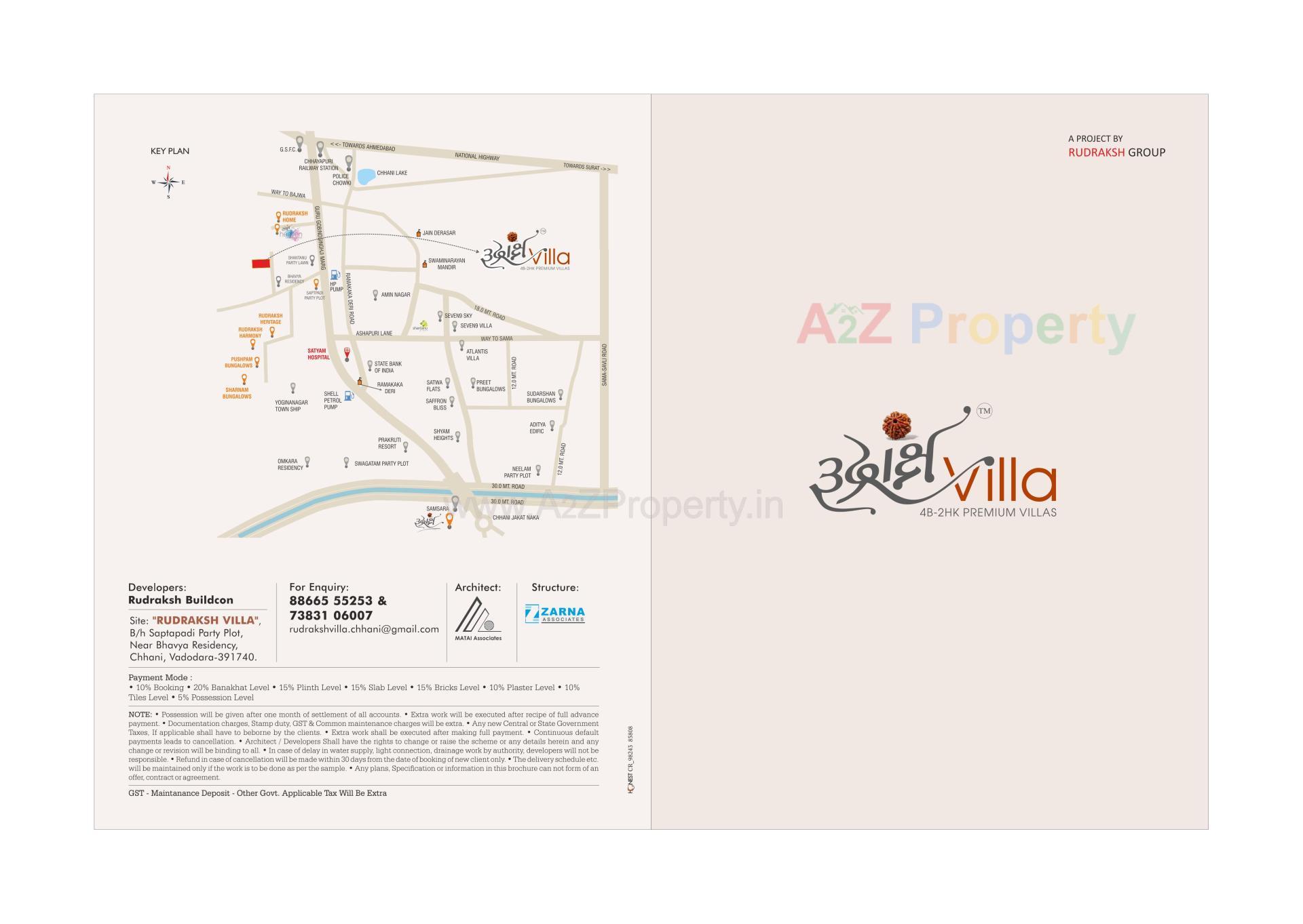  of real estate project Rudraksh Villa located at Chhani, Vadodara, Gujarat