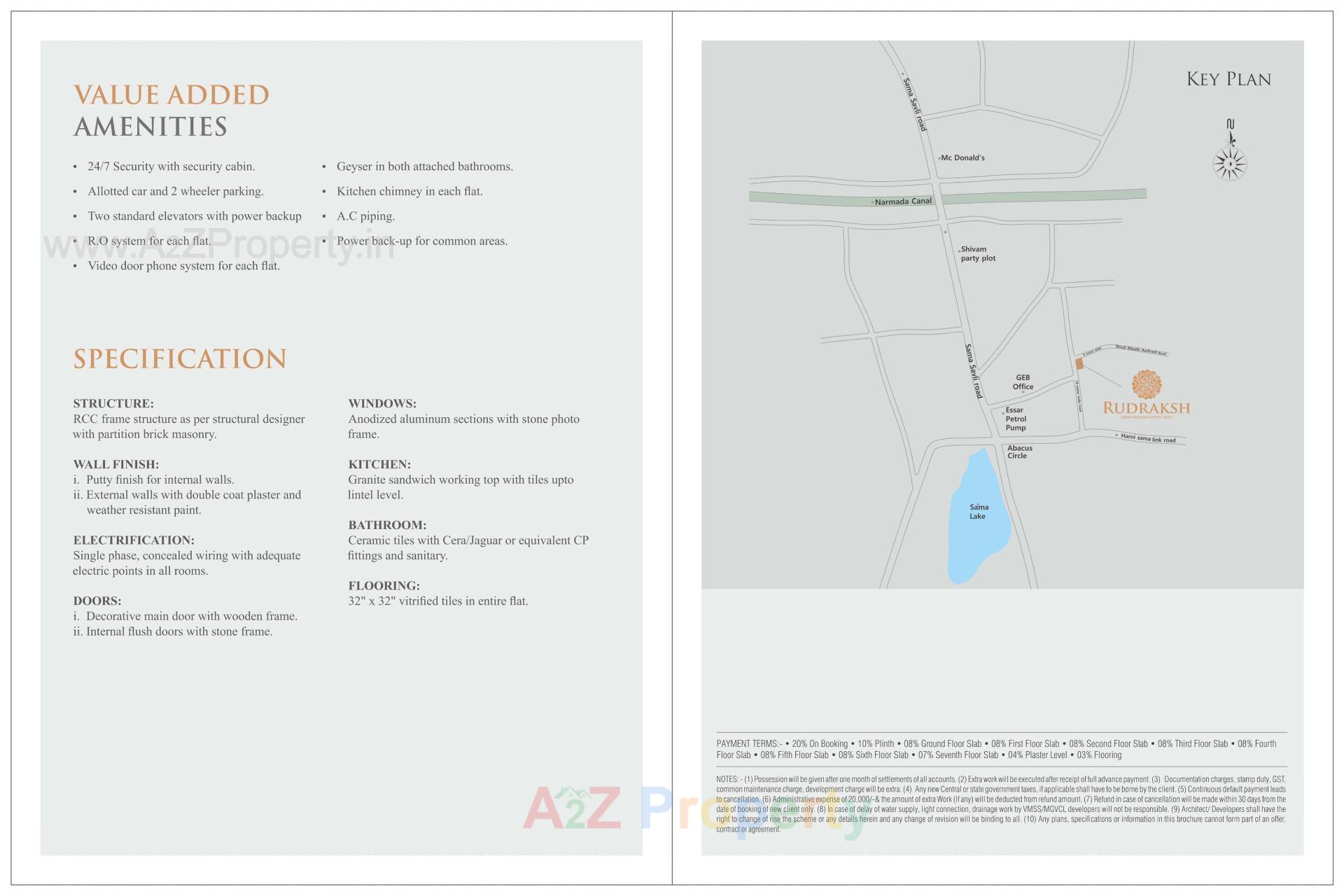  of real estate project Rudraksh located at Sama, Vadodara, Gujarat