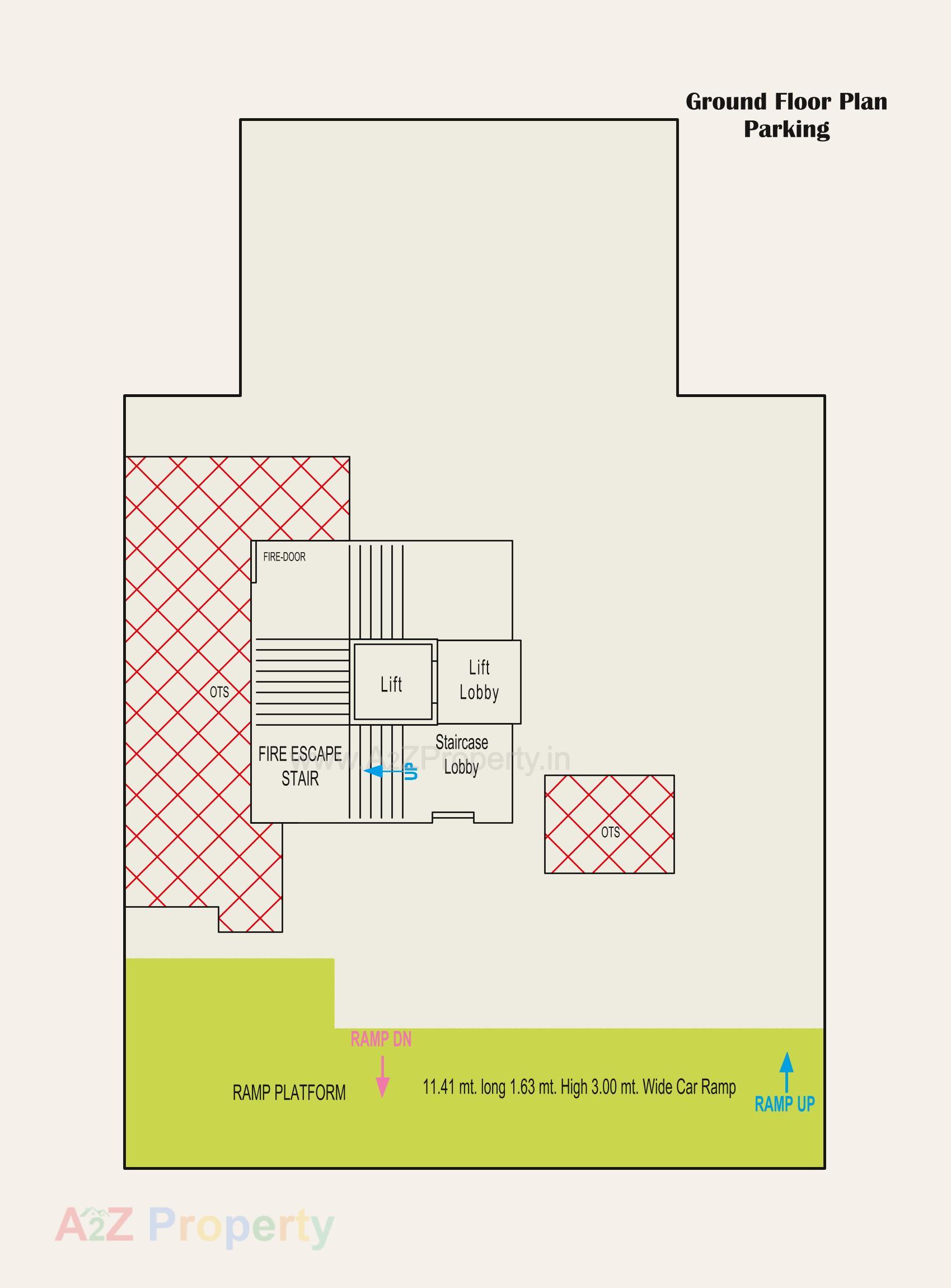 Layout of real estate project Runmukteshwar Residency located at Kasba, Vadodara, Gujarat