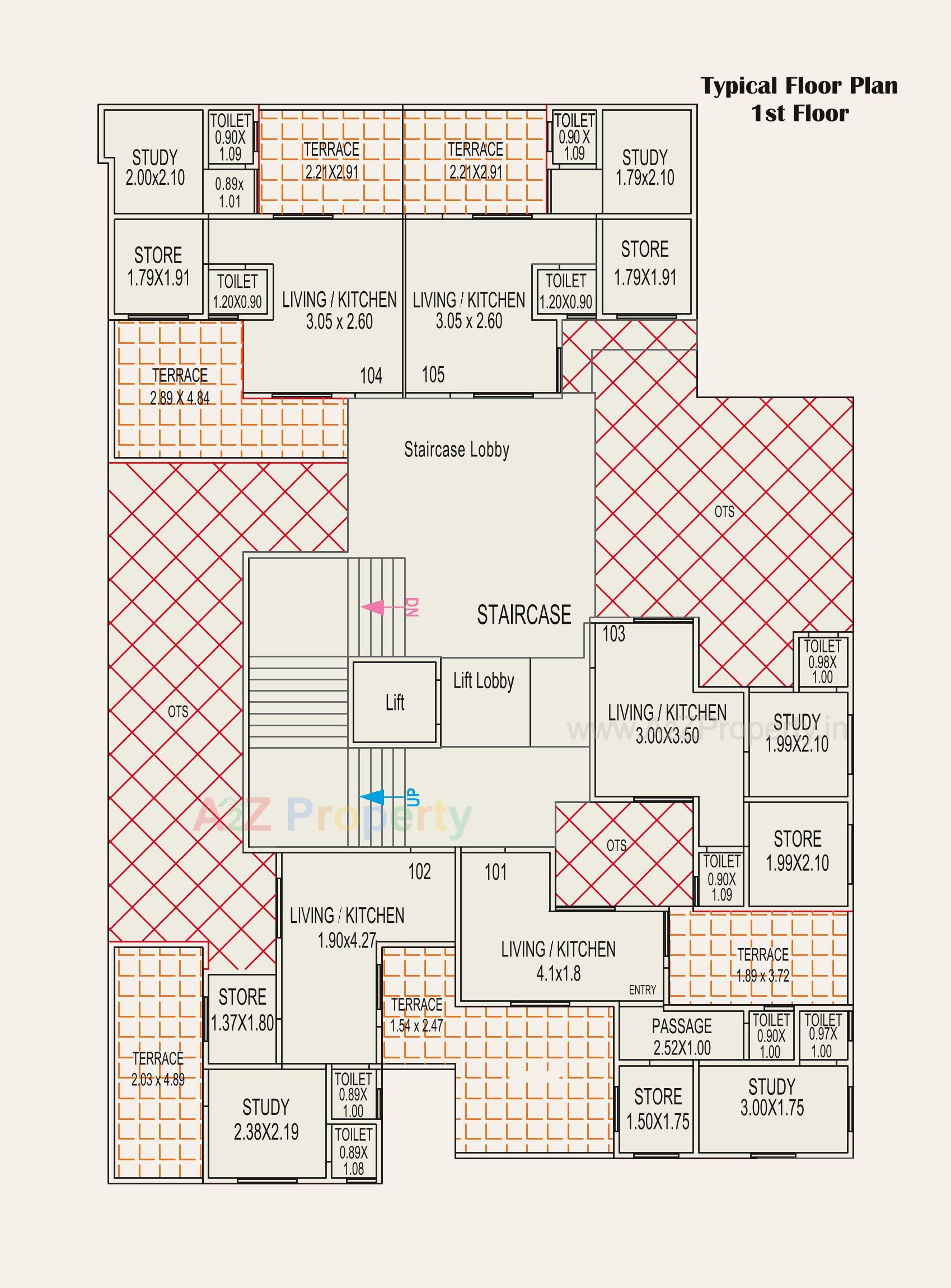 Layout of real estate project Runmukteshwar Residency located at Kasba, Vadodara, Gujarat
