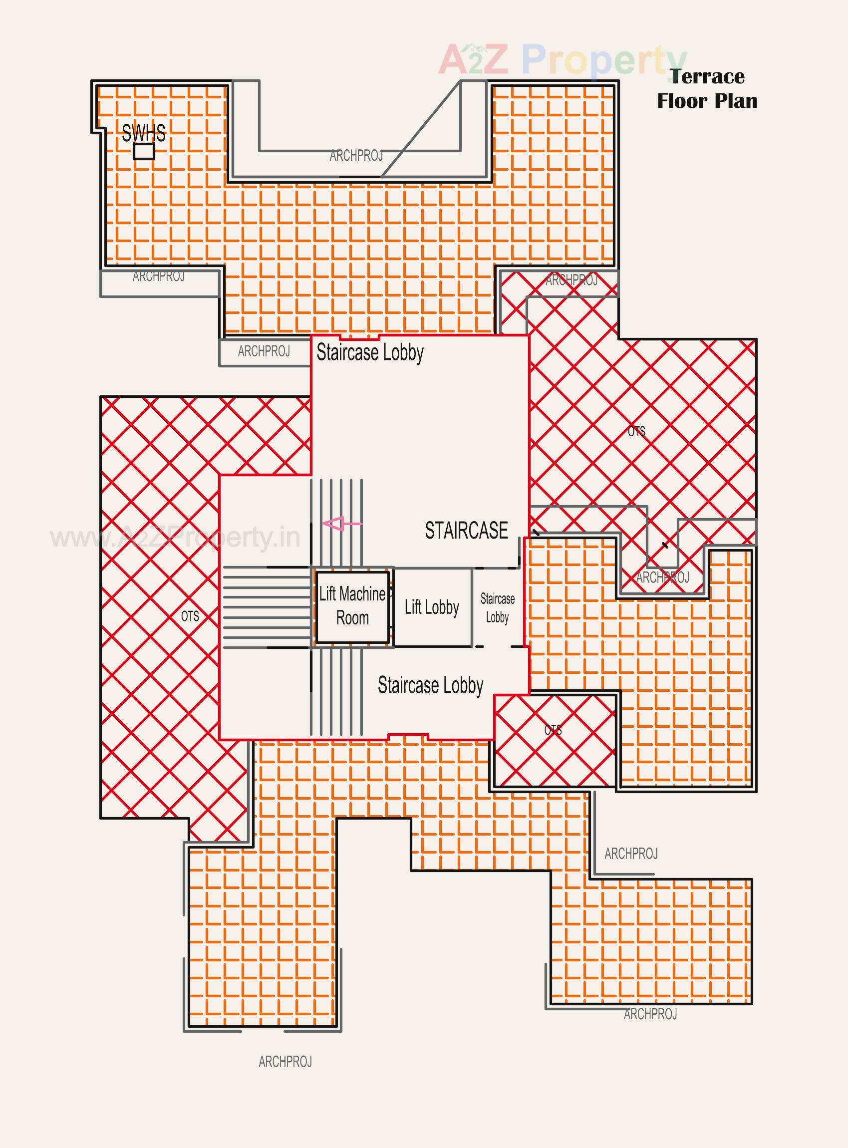 Layout of real estate project Runmukteshwar Residency located at Kasba, Vadodara, Gujarat