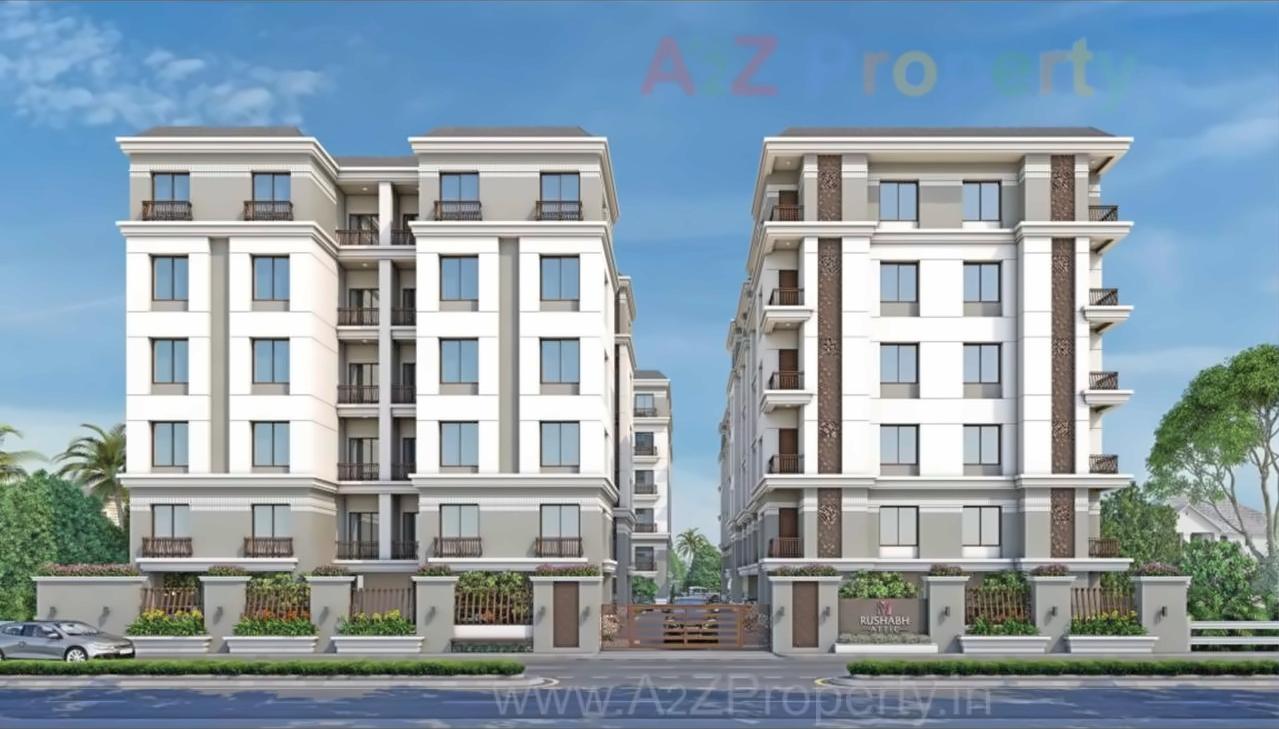 3D Elevation of real estate project Rushabh Attic located at Tandalaja, Vadodara, Gujarat