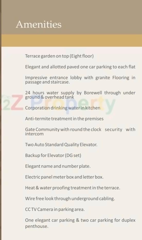 Amenities of Rutu Silver