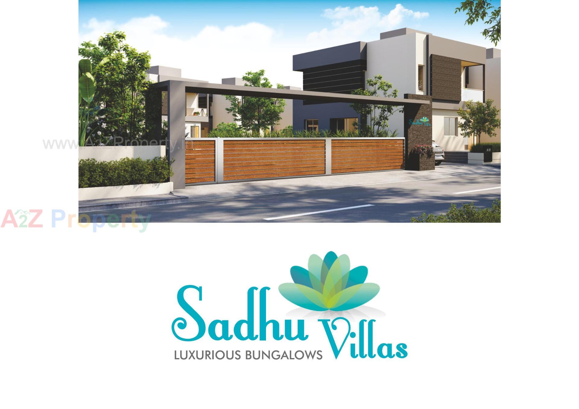 3D Elevation of real estate project Sadhu Villas located at Vadodara, Vadodara, Gujarat