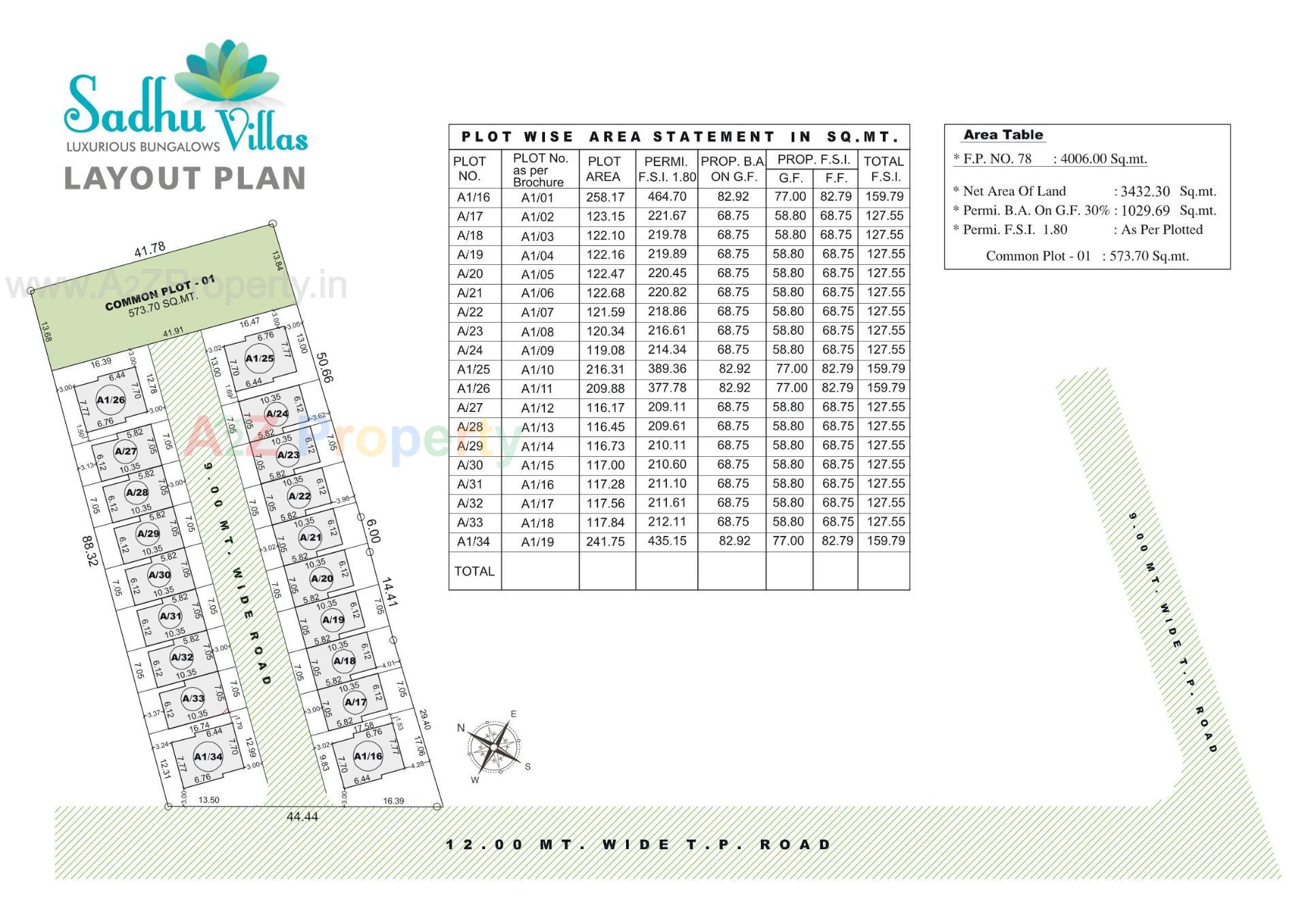  of real estate project Sadhu Villas located at Vadodara, Vadodara, Gujarat