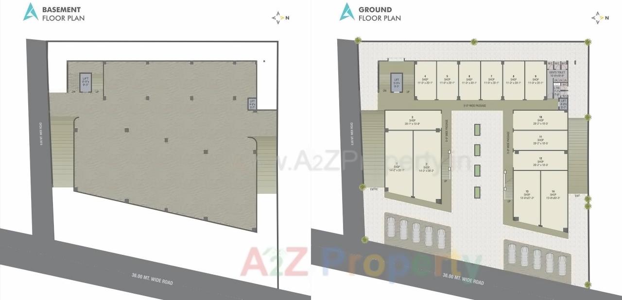 Layout of real estate project Safal Arise located at Manjalpur, Vadodara, Gujarat