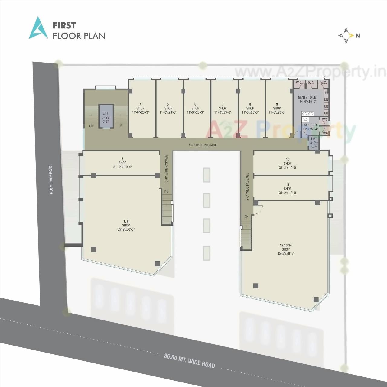 Layout of real estate project Safal Arise located at Manjalpur, Vadodara, Gujarat