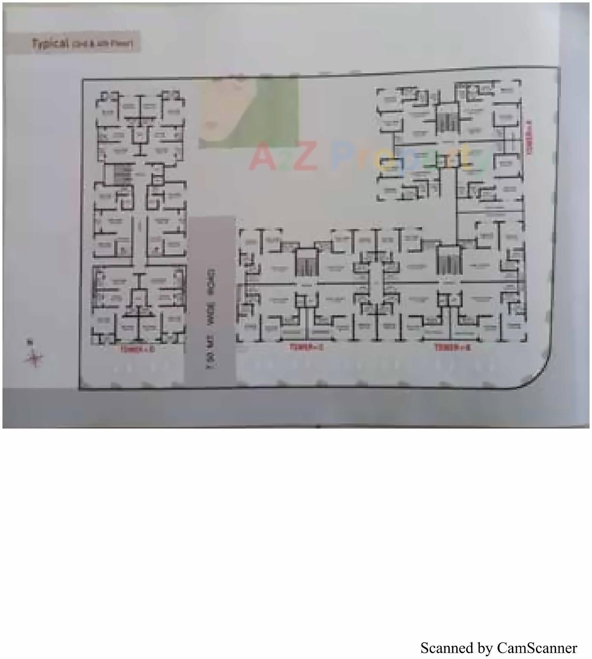 Layout of real estate project Safal Icon located at Vadsar, Vadodara, Gujarat