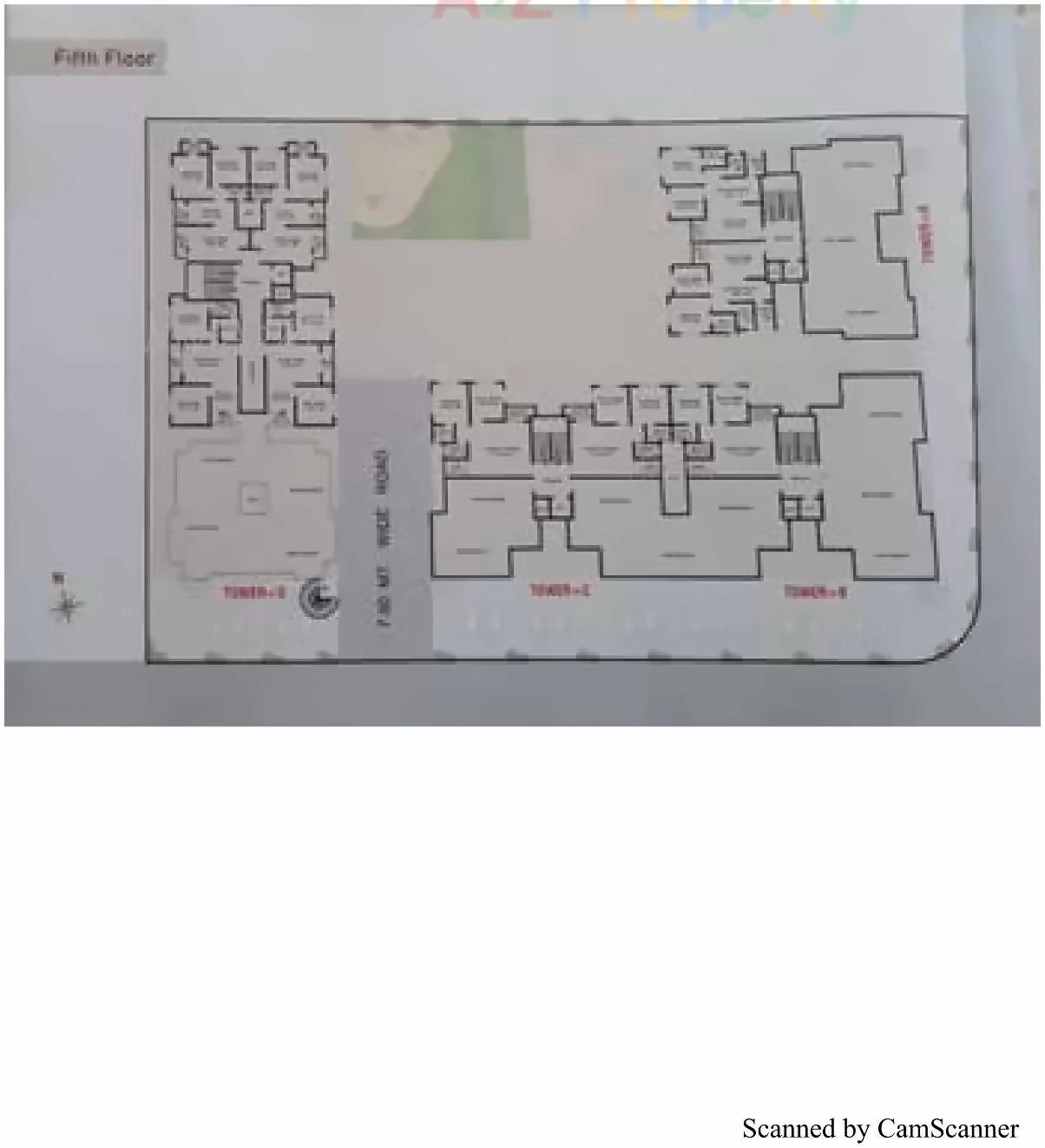Layout of real estate project Safal Icon located at Vadsar, Vadodara, Gujarat