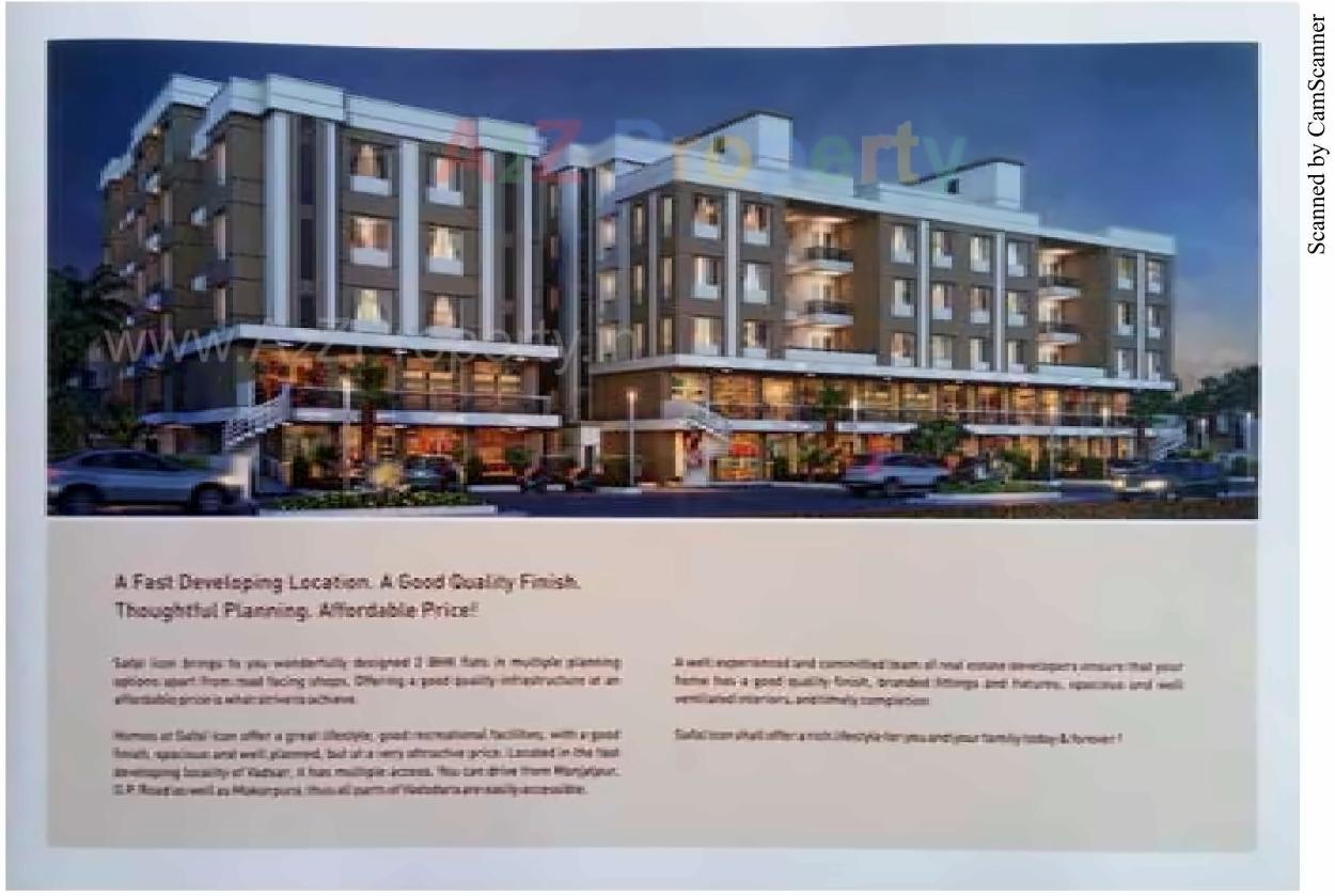  of real estate project Safal Icon located at Vadsar, Vadodara, Gujarat